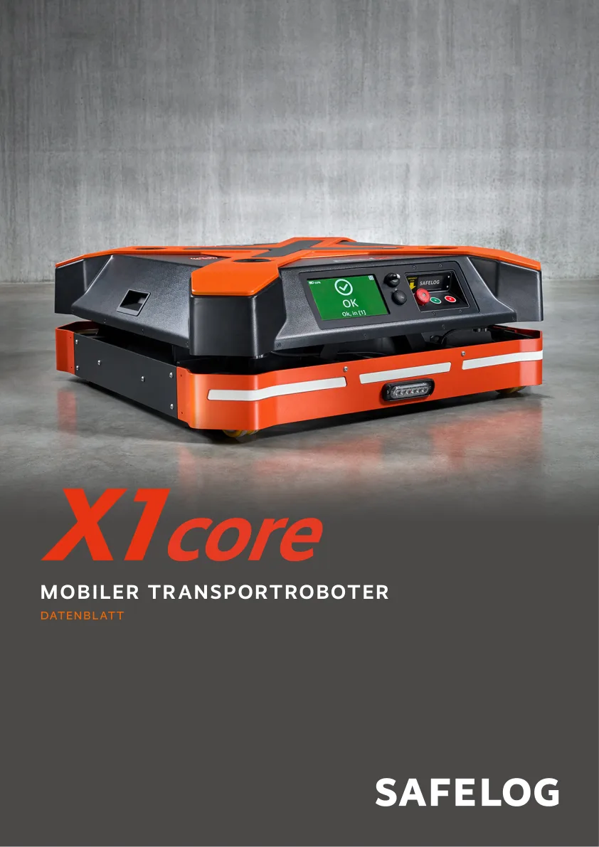 SAFELOG Datenblatt X1 core DE