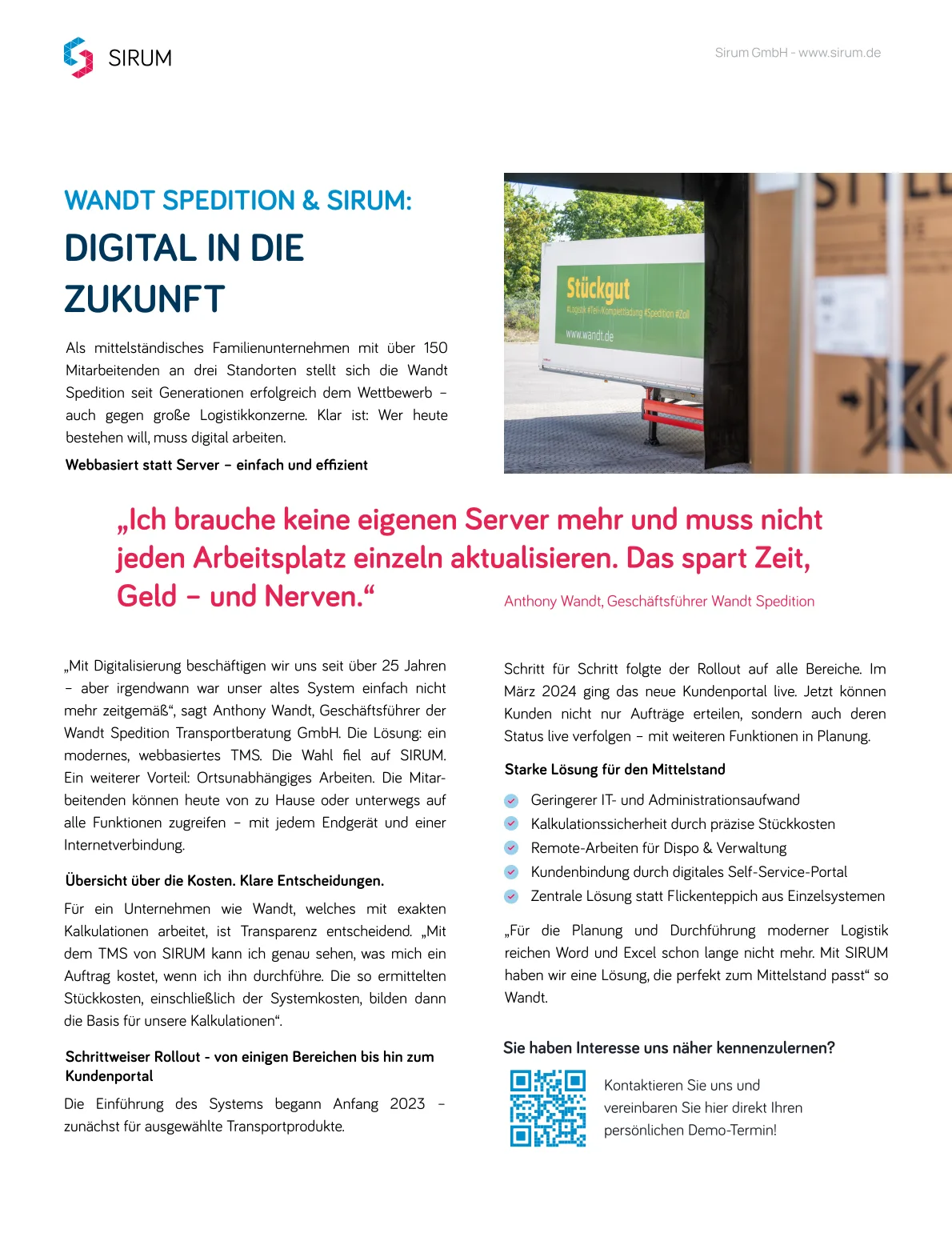 Kundenstory Wandt