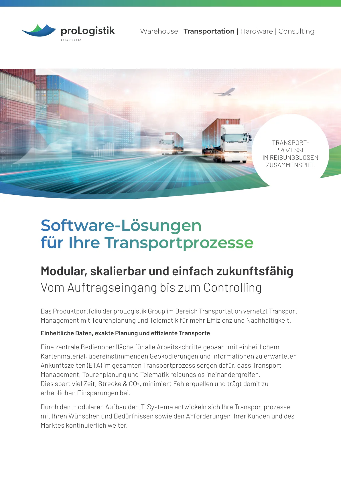 pLG Transportation-Lösungen