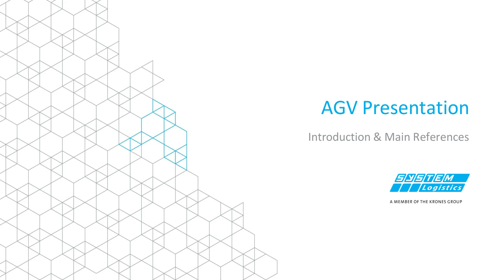 System Logistics Presentation AGV