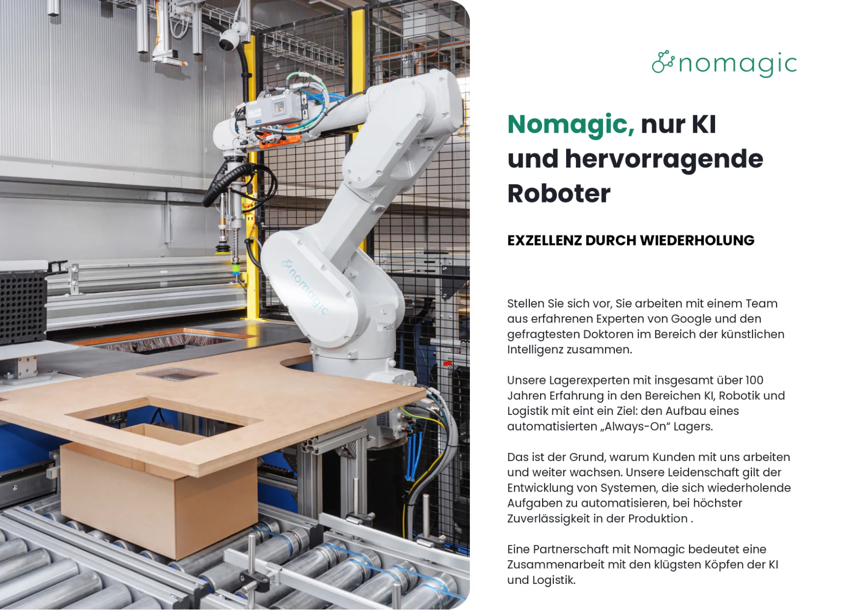 One Pager Nomagic Deutsch