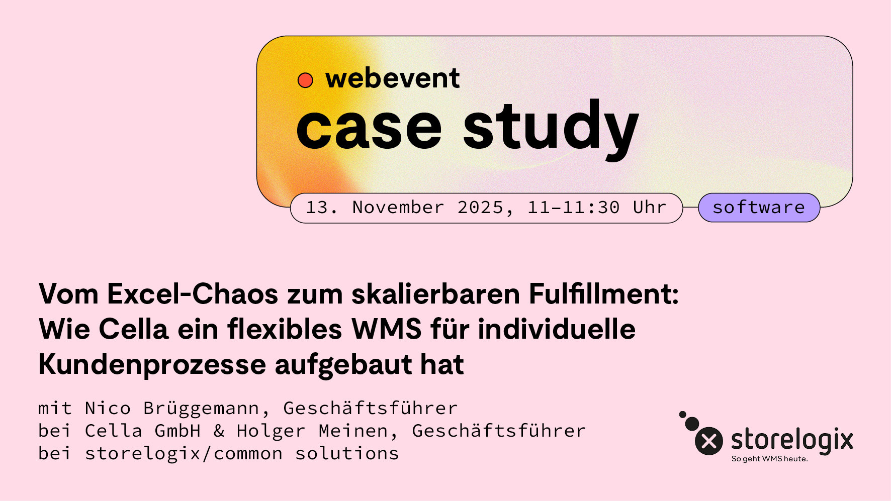 Vom Excel-Chaos zum skalierbaren Fulfillment: Wie Cella ein flexibles WMS für individuelle Kundenprozesse aufgebaut hat