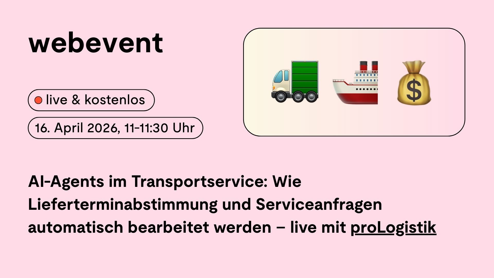 AI Agents in Transport Service: How Delivery Scheduling and Service Requests Are Handled Automatically – Live with proLogistik